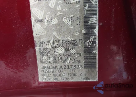 2018 Nissan Altima 2.5 Sr z USA, uszkodzony, nr VIN 1N4AL3AP7JC217835